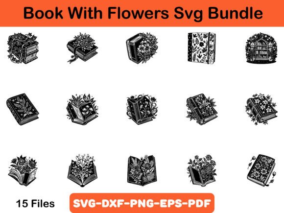 Book with Flowers Svg Bundle: A Designer's Review