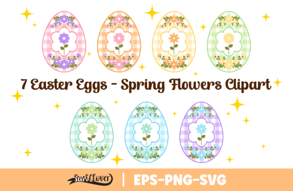 Easter Egg & Spring Flowers Graphics Review