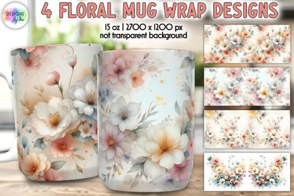 Elegant Spring Flowers: Graphics & Illustrations
