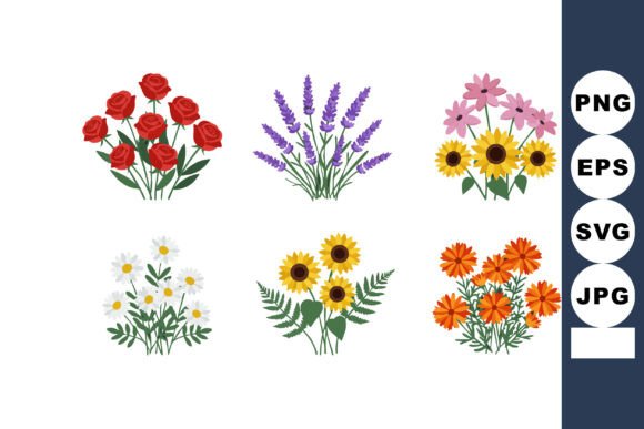 Floral Graphics and Illustrations for Blog Design