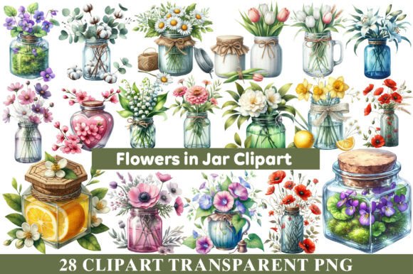 Flowers in Jar Graphics: Editorial Illustrations Review