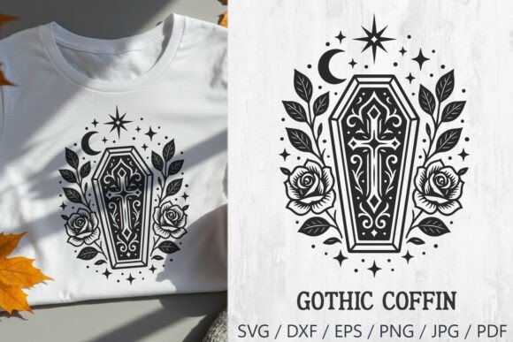 Gothic Coffin Graphics: A Brand Review of Dark Illustrations