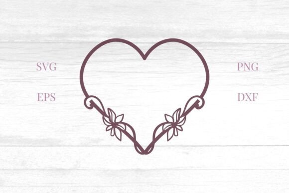Heart with Flowers SVG: Graphics & Illustrations Review