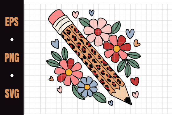 Leopard Print Pencil Graphics & Illustrations Review