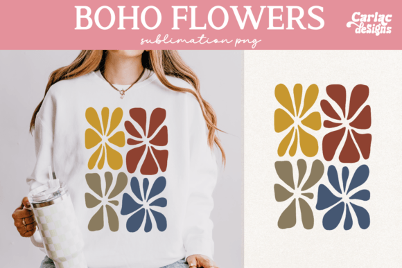 Retro Flowers Sublimation: Graphics & Illustrations Review