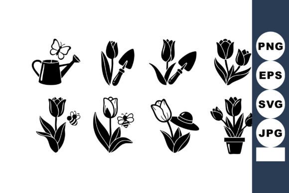 Tulip Flowers Graphics & Illustrations Review