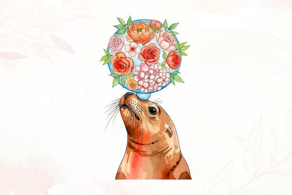 Whimsical Sea Lion Balancing Flowers Review